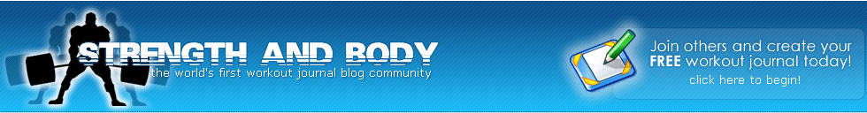 Strength and Body Fitness Journals
